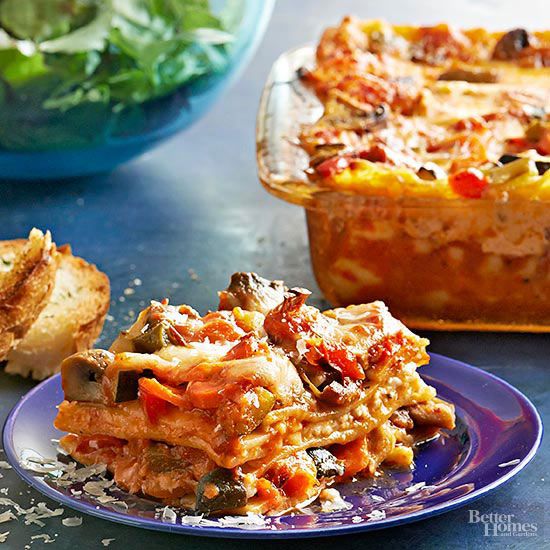 Roasted Vegetable Lasagna Better Homes & Gardens