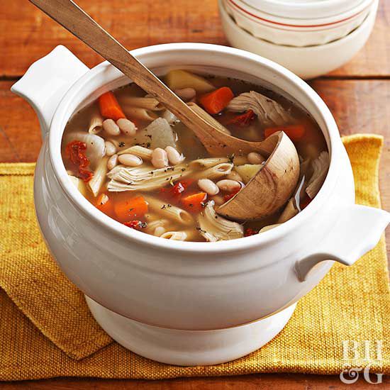 Turkey Frame Soup Better Homes & Gardens