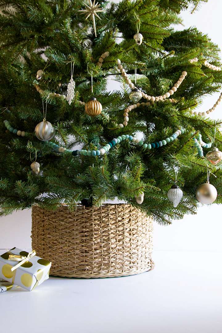 DIY Christmas Tree Collar Better Homes & Gardens