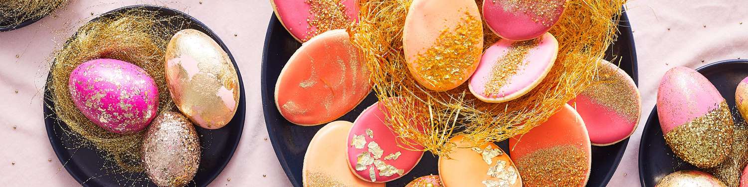 You'll want to use a small hole paper punch to make the stitching holes for these little pouches. Easter Better Homes Gardens