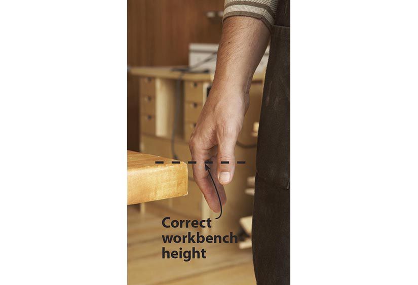 What Height Should A Woodworking Bench Be? The Habit of Woodworking