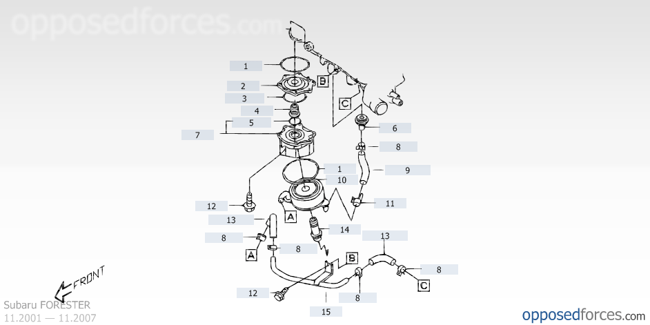 Forester Burning oil smell - what's this black pipe? | Subaru Forester