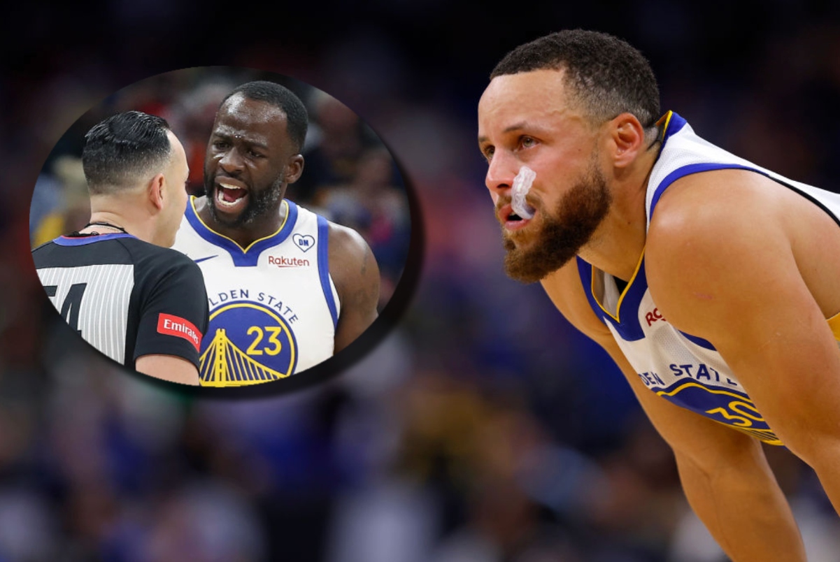 Steph Curry FullOn Cries After Draymond Green Gets Ejected Against