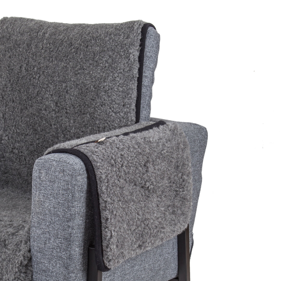 Armchair Seat Cover Grey