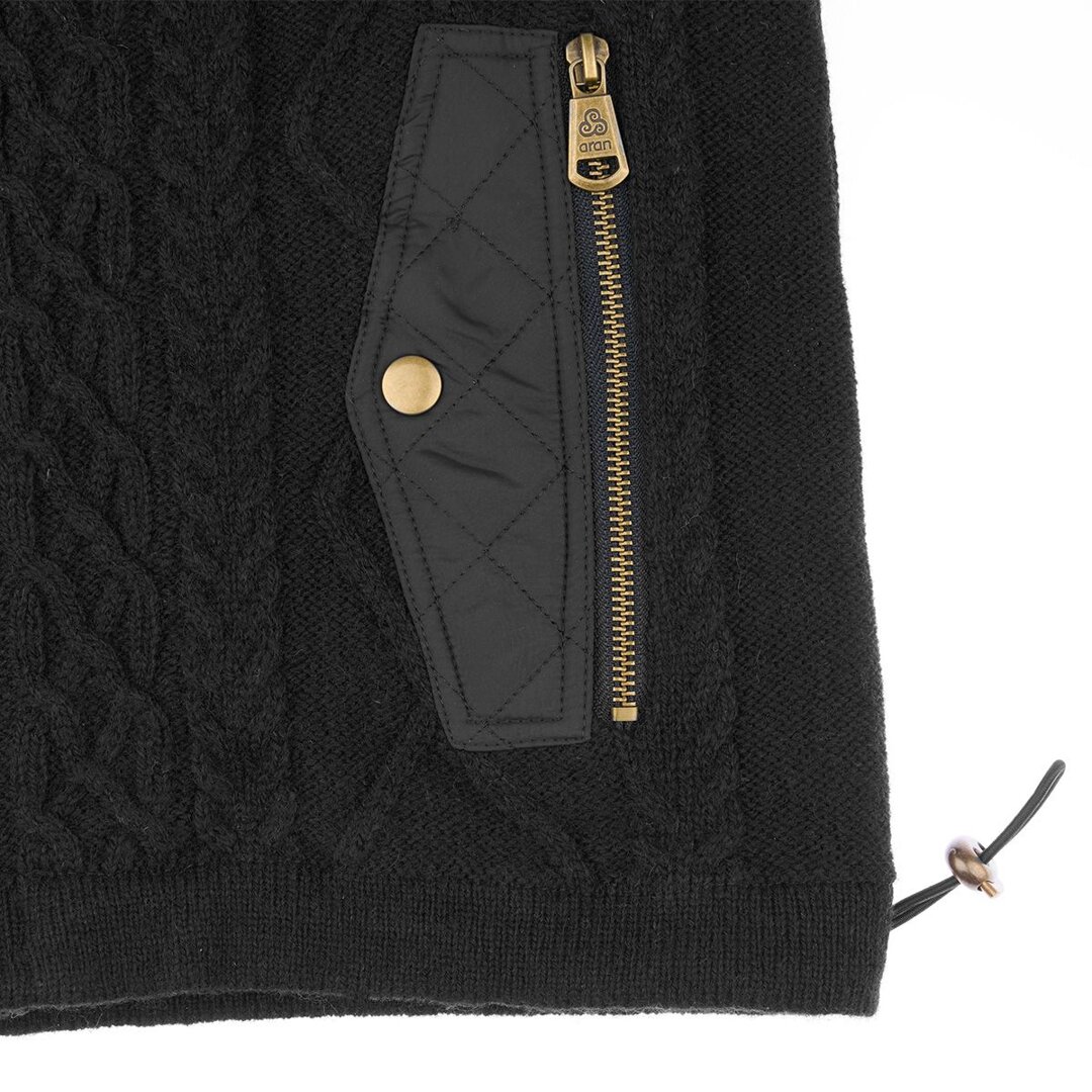 Women's Wool Vest Black