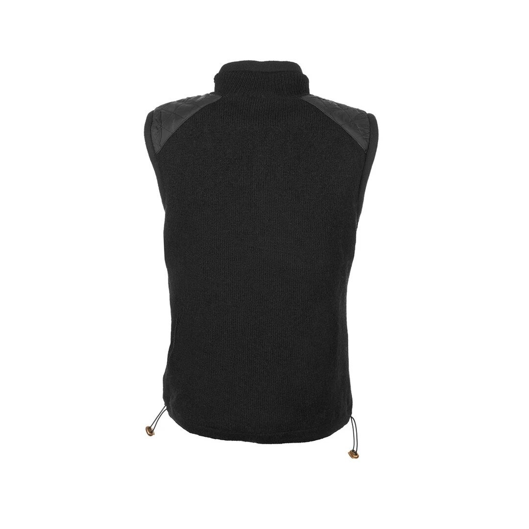 Women's Wool Vest Black