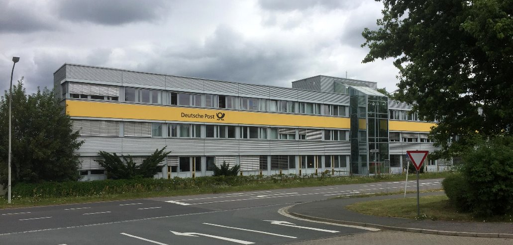 Deutsche Post Logistikzentrum in Bamberg Briefzentrum der Deutschen Post