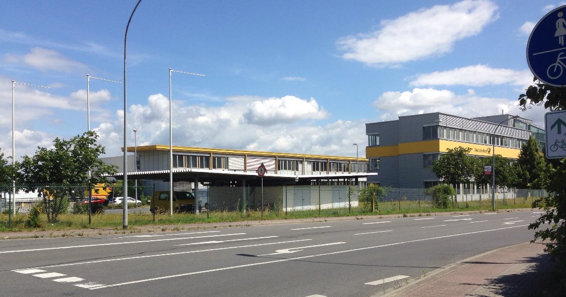 Deutsche Post DHL in Bautzen Briefzentrum der Deutschen Post