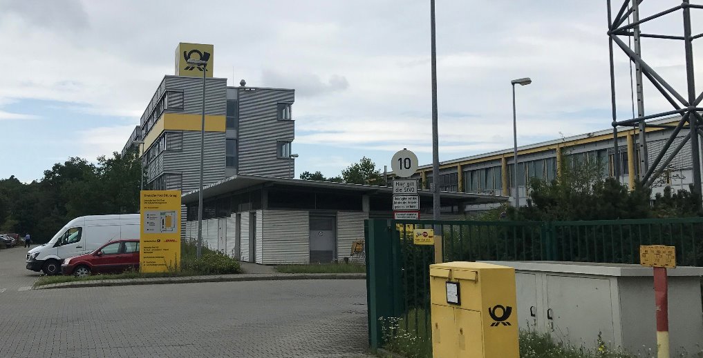 Briefzentrum in Darmstadt Briefzentrum der Deutschen Post