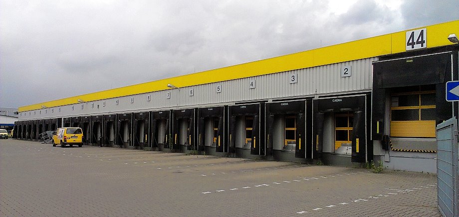 DHL Zustellbasis in Münster MechZB Paketzentrum von DHL