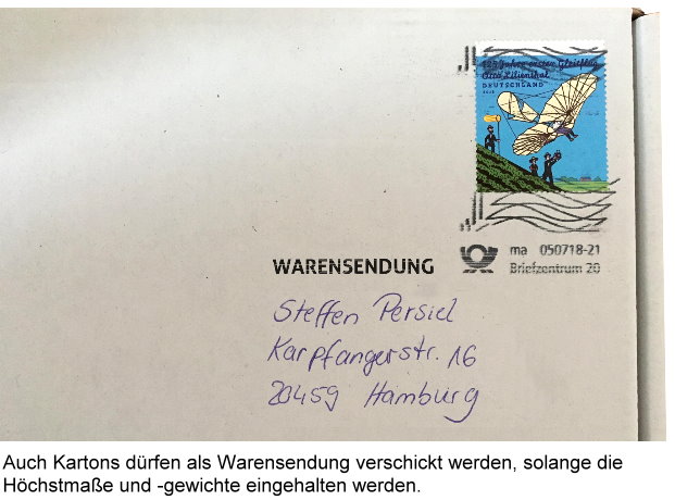 Warensendung deutsche post Bürozubehör