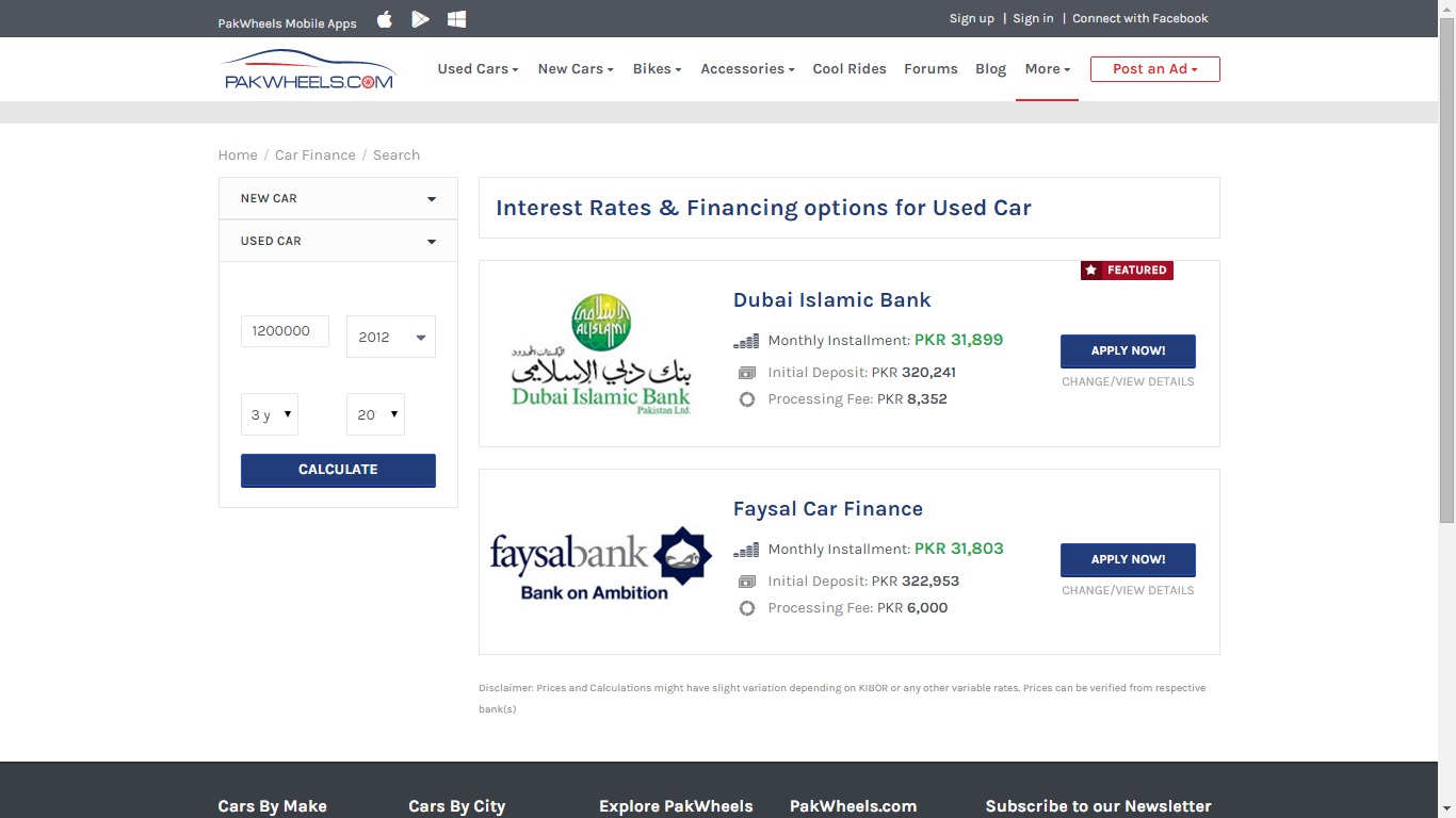 PakWheels Car Finance Section Can Help You Get The Car Of Your Dreams