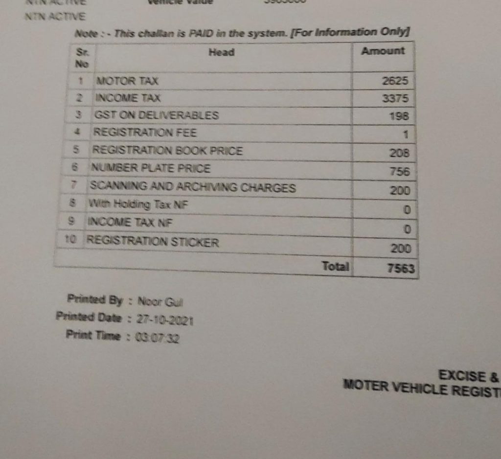 Car Registration 1 Lac+ in Punjab, 1 Rupee in KPK PakWheels Blog