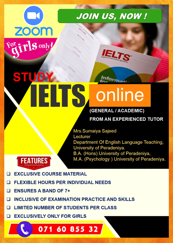 Online IELTS classes IELTS classes in Kandy