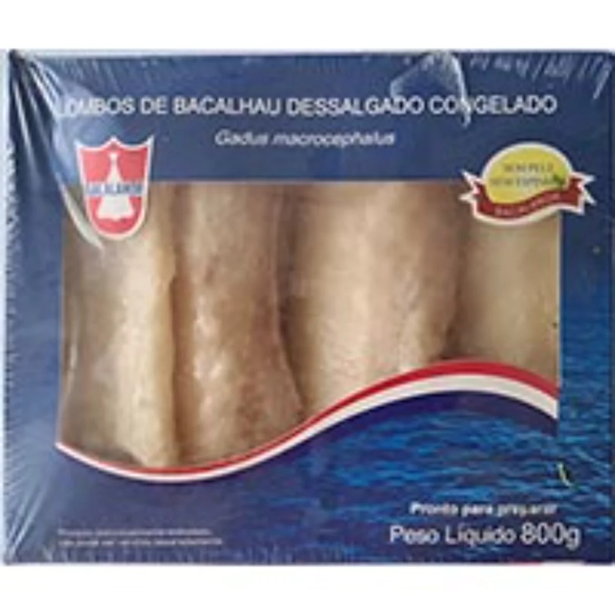 Lombo de Bacalhau Dessalgado Bacalanor 800g Pão de Açúcar