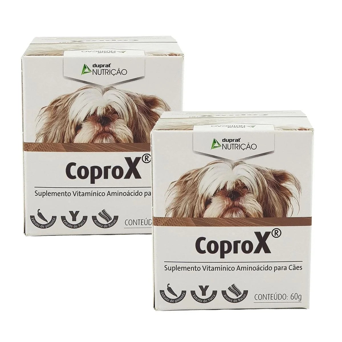Coprox 60g Duprat Coprofagia Cães Kit 2 unidades Pão de Açúcar