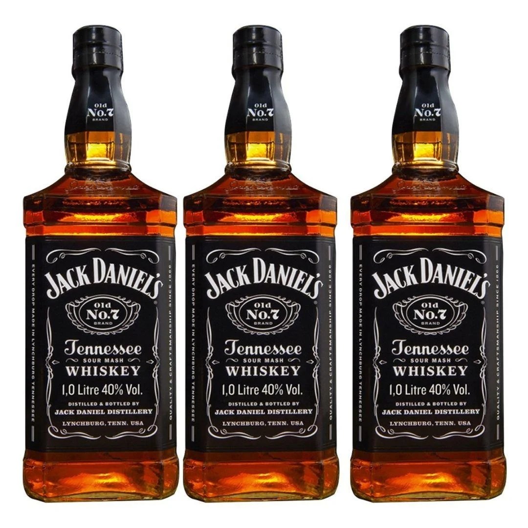 Combo 3 X Jack Daniels Tradicional 1000ml Pão de Açúcar