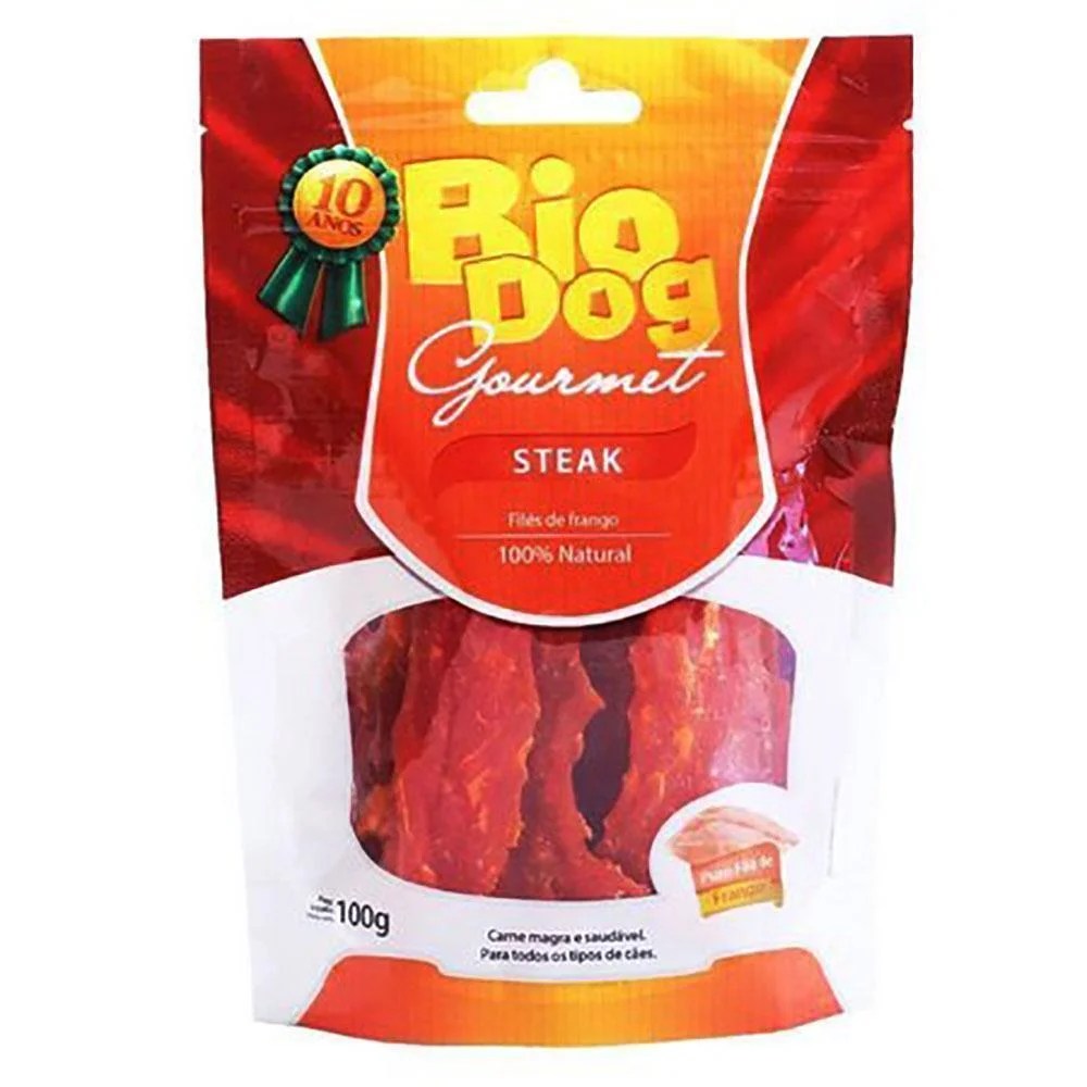 Petisco Gourmet Steak Bio Dog 100g Pão de Açúcar