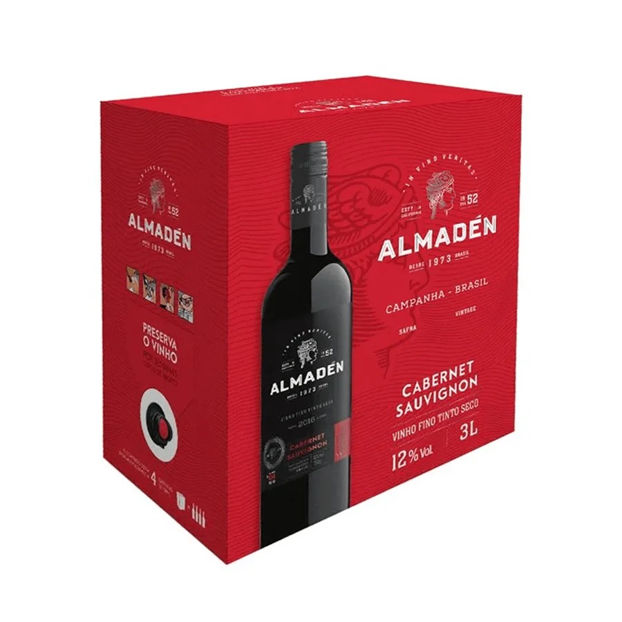 Vinho Almadén Sauvignon Bag In Box 3 Litros Pão de Açúcar