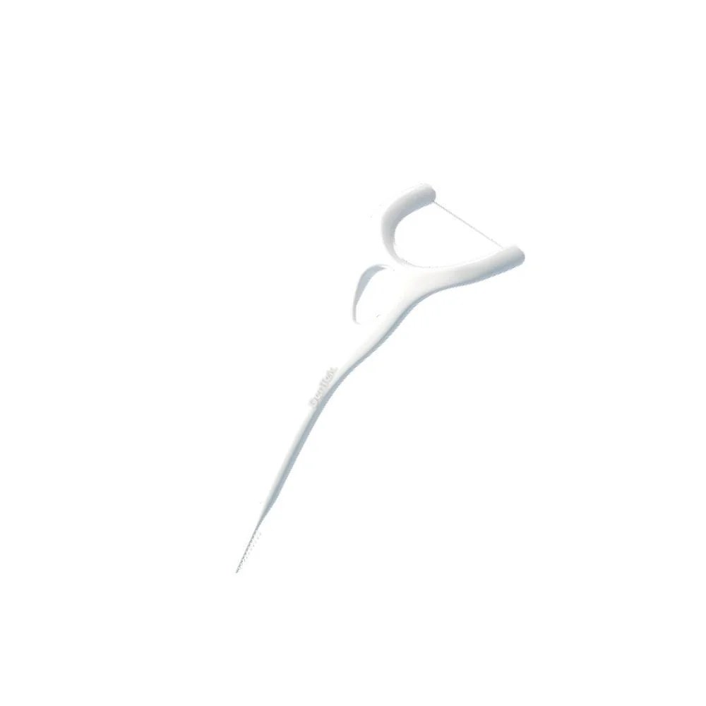 Kit Dentek Fio Dental Floss Picks Clean Easy Reach c/ 75 un + Fio