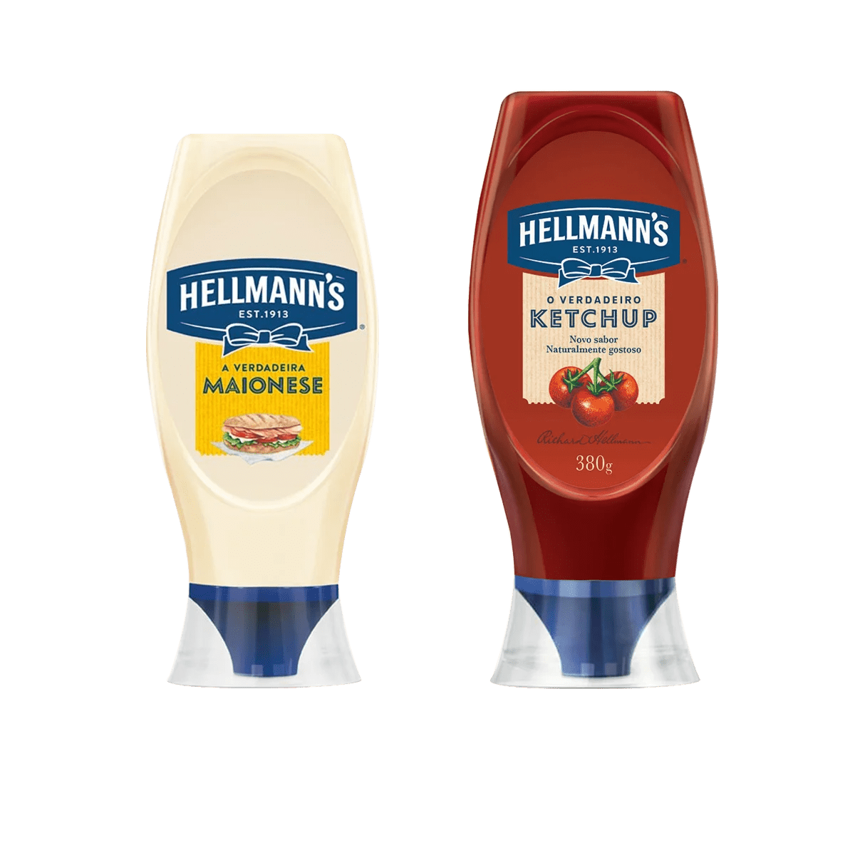 Kit Hellmann's Maionese 335g + Ketchup Tradicional 380g Pão de Açúcar