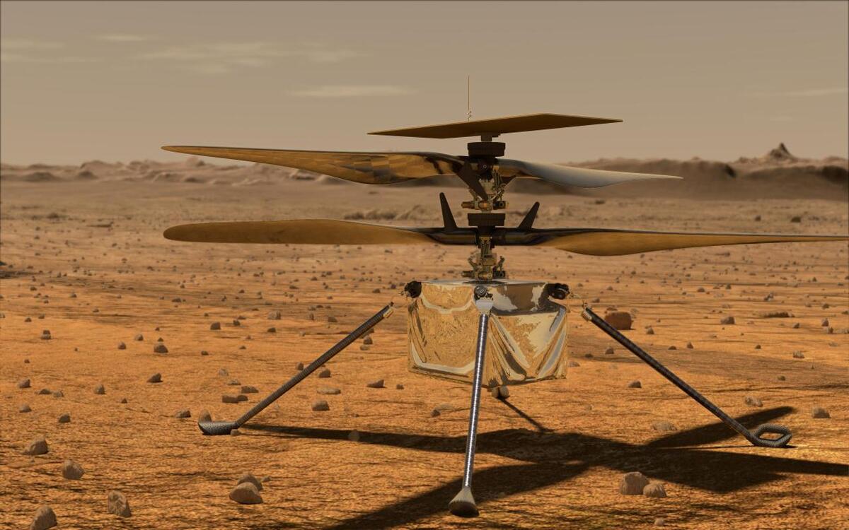 Mars l'hélicoptère Ingenuity va réaliser son premier vol