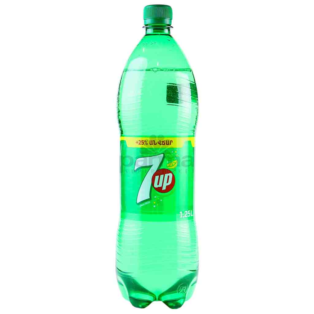 Refreshing drink "7up" 1.25l