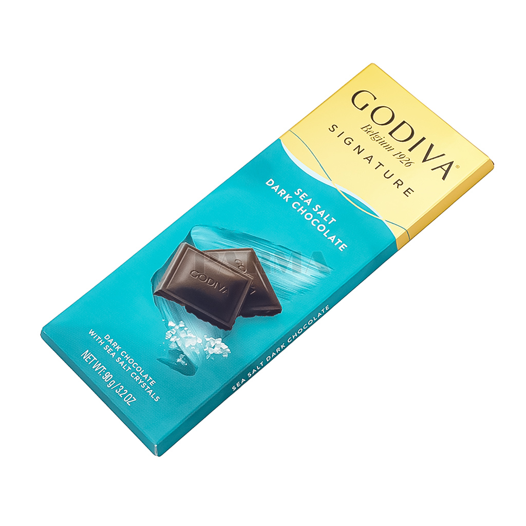 Chocolate bar "Godiva Signature" dark, with sea salt 90g