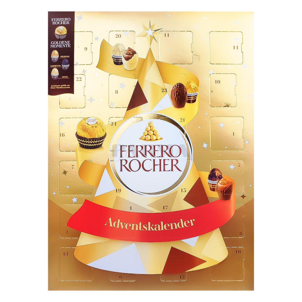 Chocolate candies "Ferrero Rocher" calendar 258g | PARMA.AM