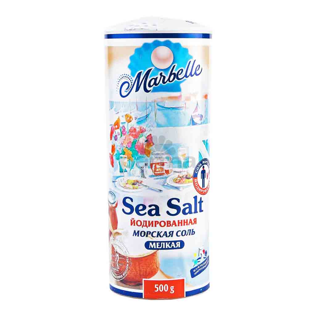 Sea salt "Marbelle" iodized 500g