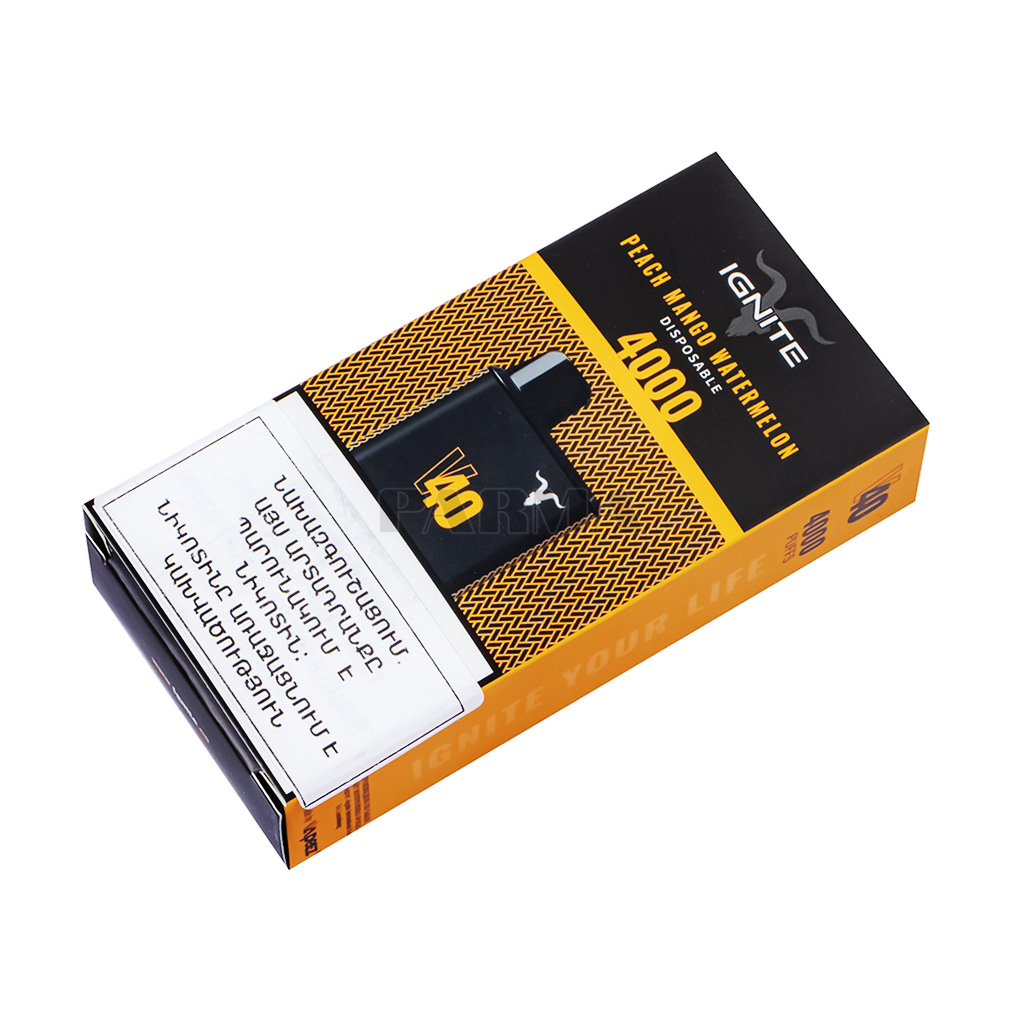Ecigarettes "Ignite V40" peach, mango, watermelon