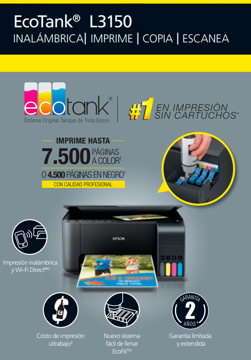 Driver Impresora Epson L3150 Impresora Epson L3150 Oceans Grupo