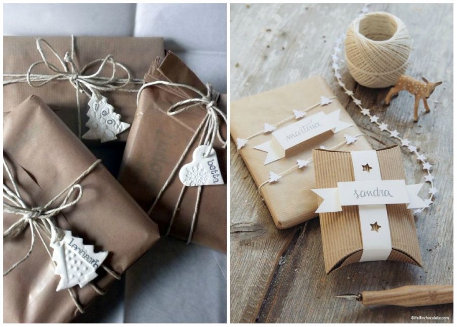 20+ idee creative per pacchi di Natale originali