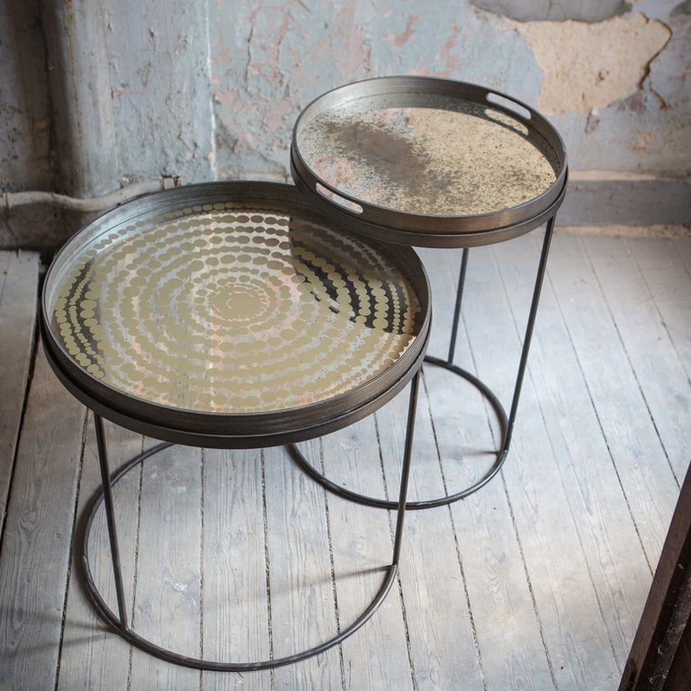 Ethnicraft Tablett Beads in golden kaufen