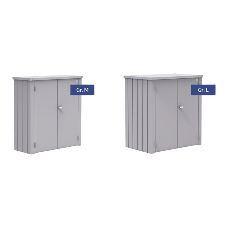 Acheter Biohort armoire de jardin ROMEO GR. L en argent