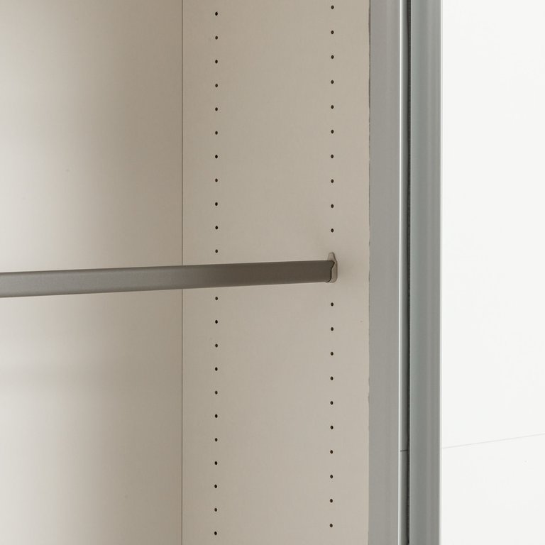 Acheter BYYU armoire à portes coulissantes CHESS en blanche