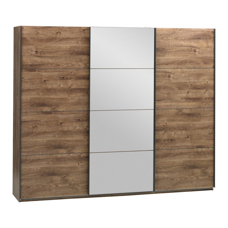 Acheter Xora armoire à portes coulissantes JURA en marron