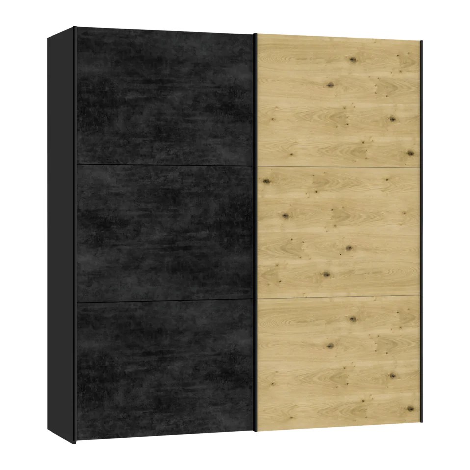 Acheter BYYU armoire à portes coulissantes SLIDE en noire