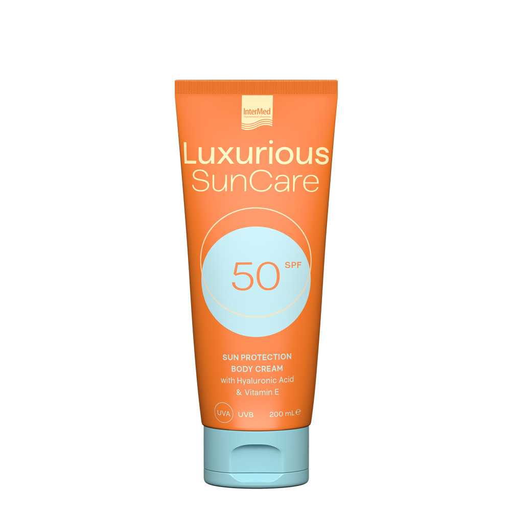 INTERMED LUXURIOUS SUNCARE Body Sunscreen Cream with Hyaluronic Acid