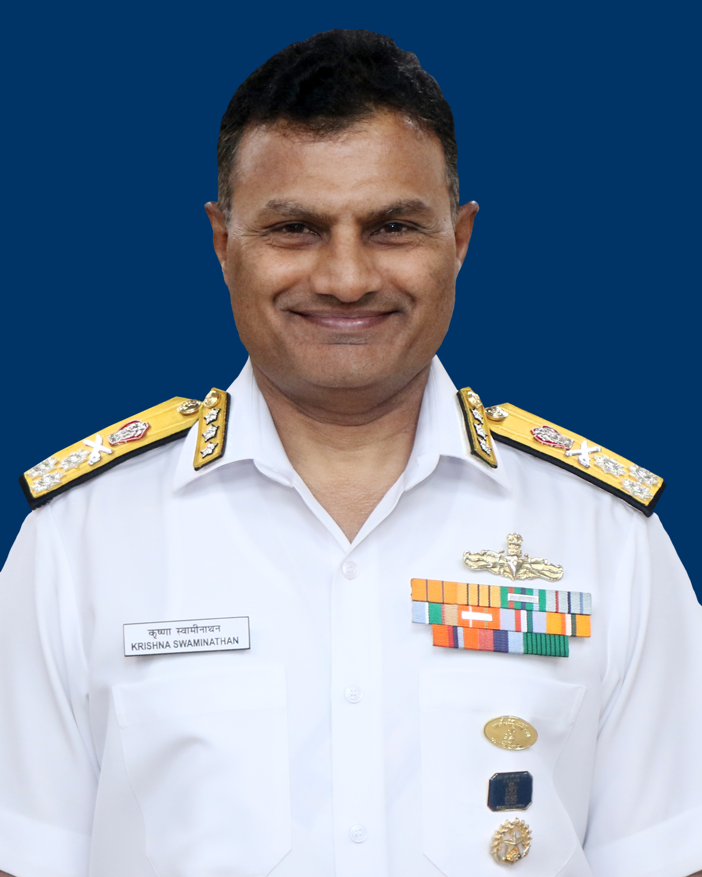 Vice Admiral Krishna Swaminathan assumes charge as Controller of