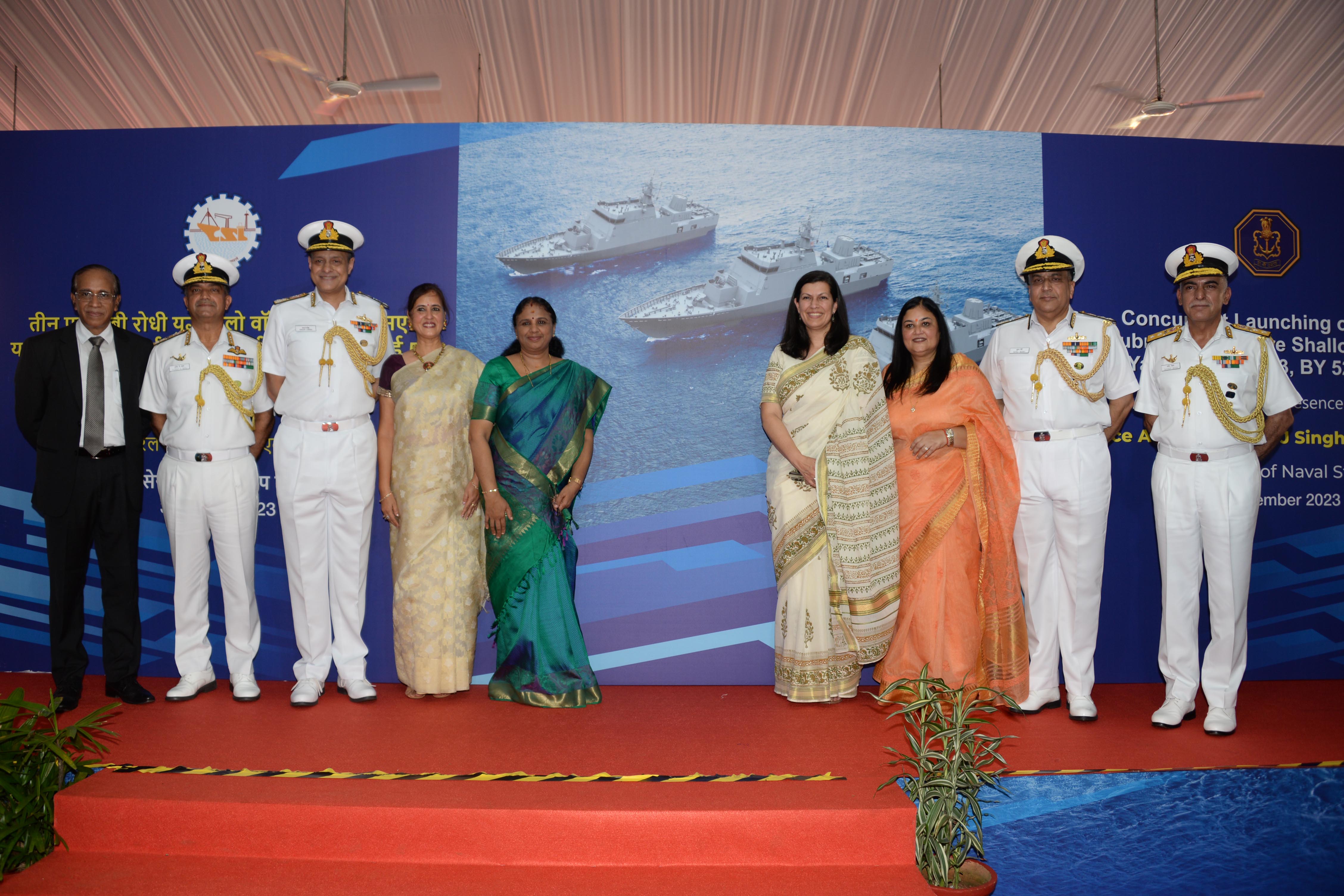 Three antisubmarine warfare ships launched at Cochin Shipyard The Canara Post