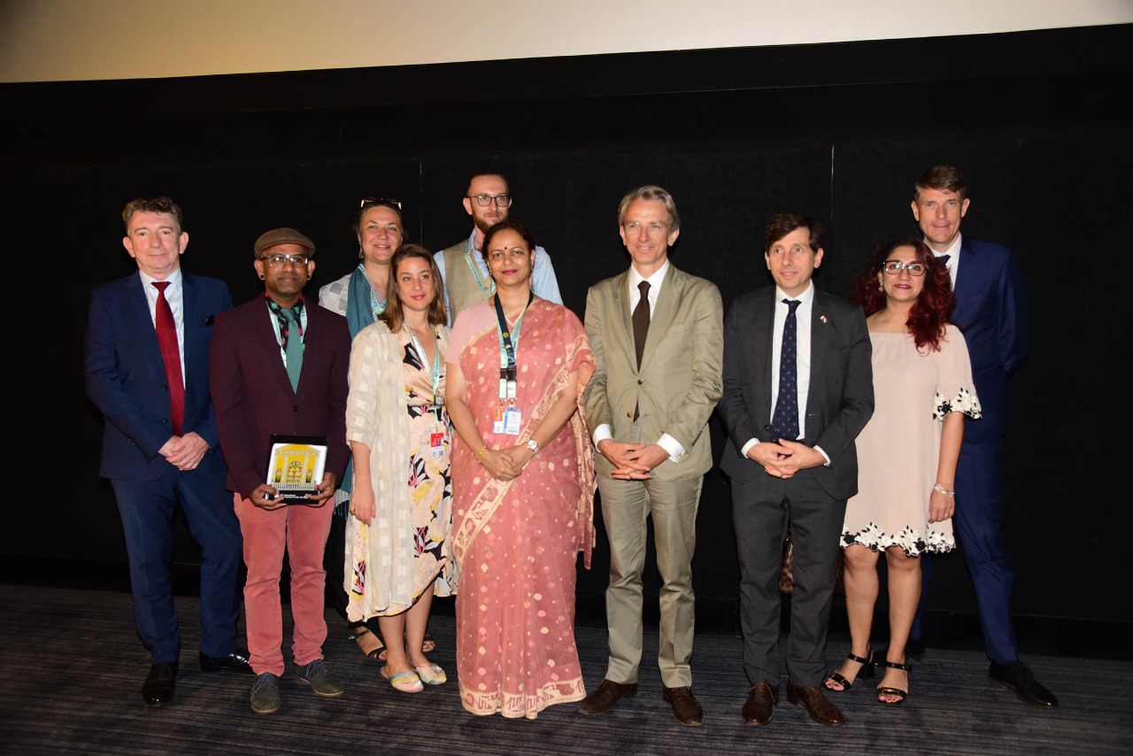 Ambassador of France to India Emmanuel Lenain and French embassy delegation attends opening