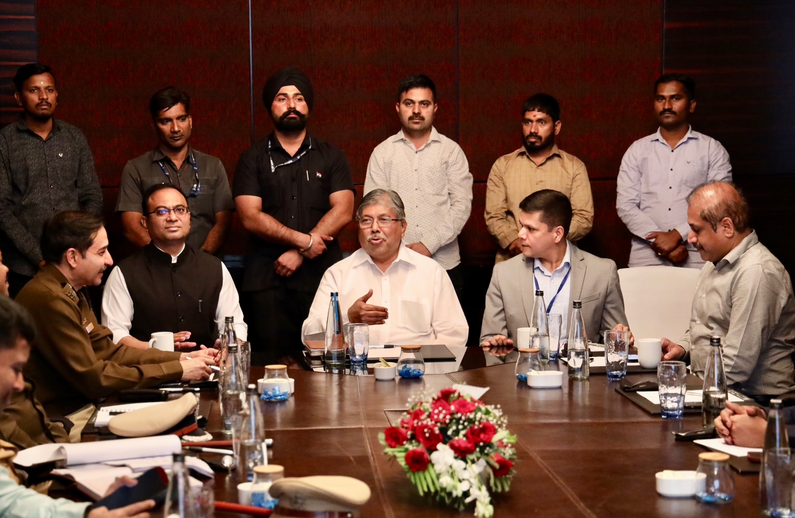 Guardian Minister Chandrakant Patil reviews preparation of G20