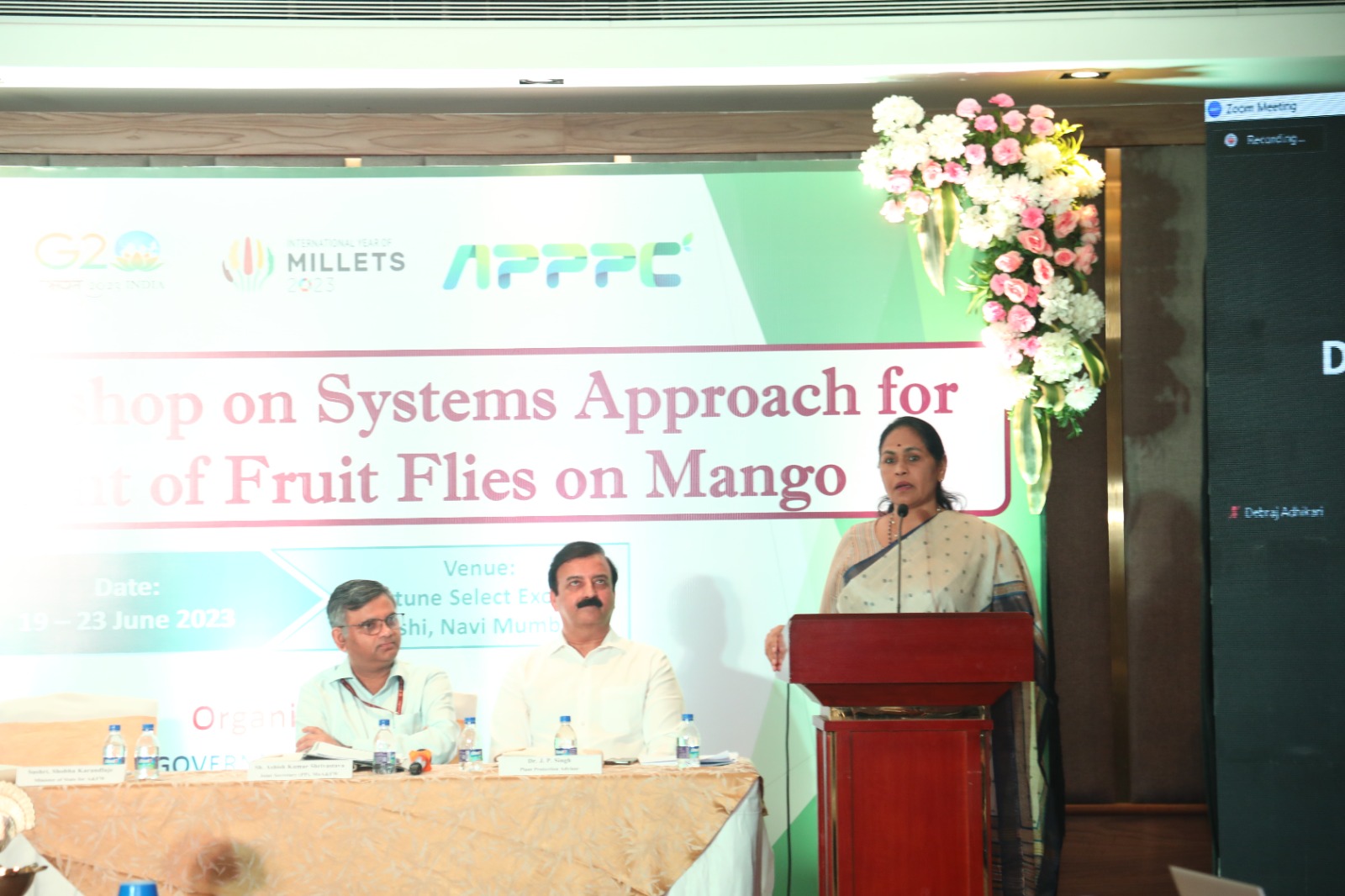 Union Minister of State for Agriculture and Farmers Welfare, Shobha