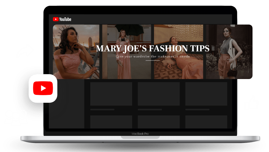 Free Editable Fashion Youtube Banner Templates Picmaker