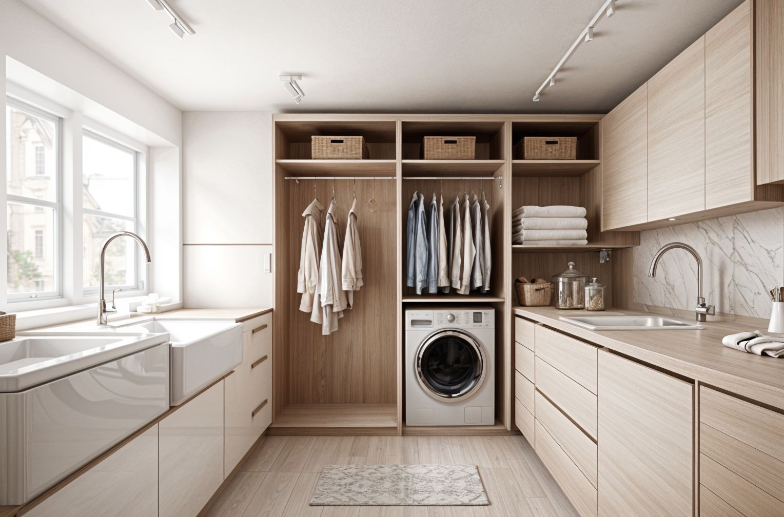 Zen Laundry Room AI Architect Pincel