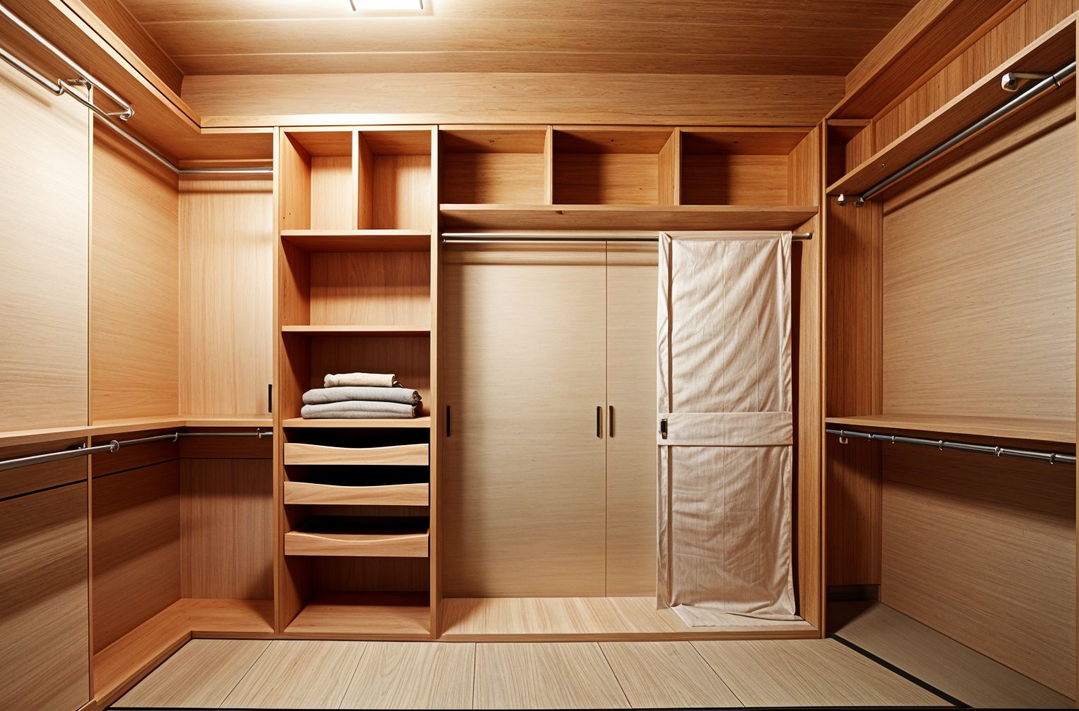 Japanese Design Walk In Closet AI Architect Pincel