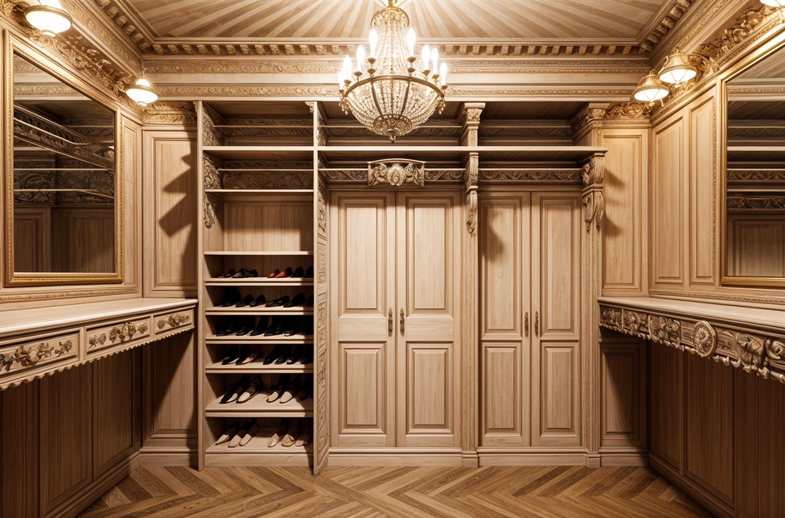 Victorian Walk In Closet AI Architect Pincel