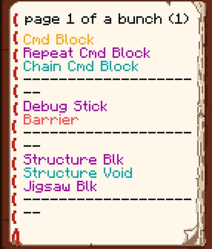 Minecraft Operator Item Tool for 1.19.2 and below