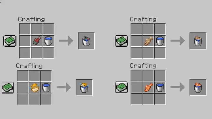 1.15.1] Fish In A Bucket Minecraft Data Pack